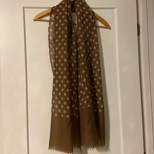 Wool silk scarf